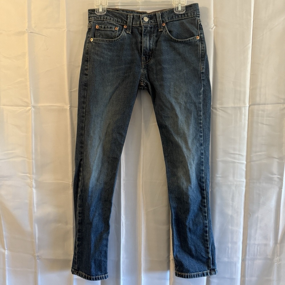Levis 511 Mens 29x30 (fit 29x28) Blue Jeans Denim Straight Leg